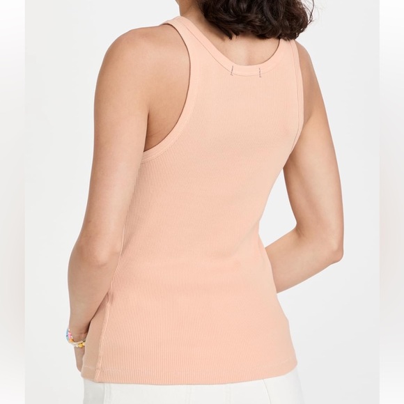 AMO | Long Rib Tank in Peach - Size M - Picture 3 of 6